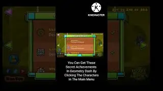 Секретные достижения Geometry Dash!