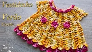 Vestidinho de Croch&ecirc; | Ver&atilde;o | Professora Simone