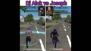Dj Alok vs Joseph run speed test free fire #shorts #freefire #youtubeshorts