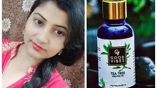 Tea tree essential oil. How to use Tea tree oil for pimple, acne and skin problems.