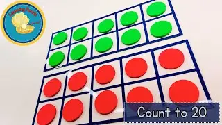 Learn to Count to 20 with Ten Frames | Counting in English for Kindergarten Readiness