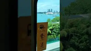 Sentosa Express (free ride) Harbour Front to Resort World Station #shorts #sentosa