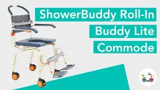 How to use ShowerBuddy Roll-In Buddy Lite Commode