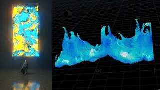 Houdini Wave Tank Art | Cinema 4d | Octane Render | FREE PROJECT