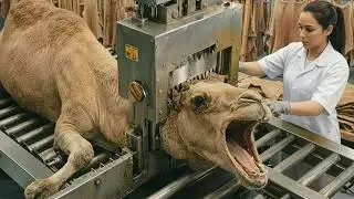 🐪 Inside the World’s Largest Camel Wool Factory — From Desert to Winter Jackets!
