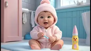 Baby Brushing Teeth in Winter ❄️🪥 | Fun Learning Winter Routine Song for Kids