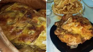 دجاجة محمرة (مردومة) بنتها هبااال 😋 و طريقتها سهلة و النتيجة روعة احسن من المطاعم
