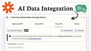 How to Use ChatGPT with Google Sheets with Zapier