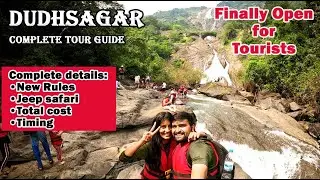 DUDHSAGAR WATERFALL | Over all Costing | Jeep Safari | Best time to visit Dudhsagar | Goa Vlog.