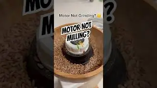 Essential NutriMill Grain Mill Tip when Motor is NOT Milling 🌾#grainmill