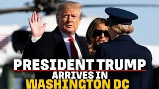 LIVE: US President Trump arrives at Joint Base Andrews, en route to the White House | USA | America