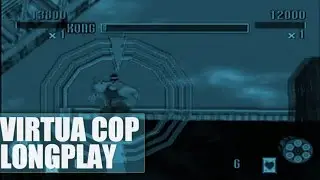 Virtua Cop Longplay Sega Saturn (Walkthrough) No Commentary
