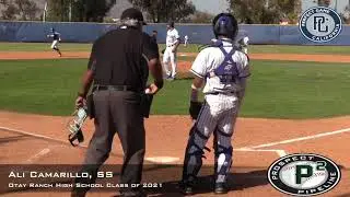 Ali Camarillo Prospect Video, SS, Otay Ranch High School Class of 2021, Pregame and Game AB's