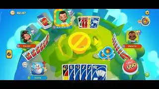 UNO Wild Match Blue Drop Card Help To Win The Game