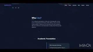 Portfolio Website Layout Idea | Debug Diaries 🌻