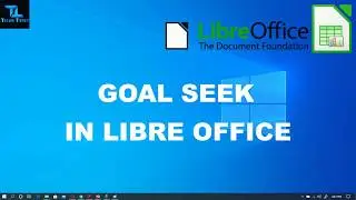 USING GOALSEEK IN LIBREOFFICE CALC