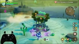 FANTASY LIFE i: The Girl Who Steals Time, Magician All Moveset vs Lv90 Stone Golem.