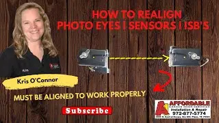 DIY: Garage Door Won't Close | Sensor Alignment | ISB Issues | Garage Door Closing Solutions
