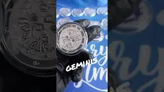 Moneda onza plata hor&oacute;scopo Geminis#venta#parati#silver#zodiaco#horoscopo#geminis#inversion#plata