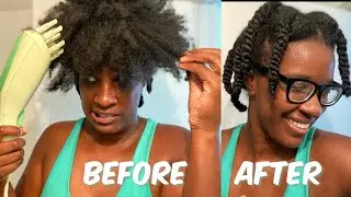 Refreshing My DRY Hair With My Qredew Hand Held Hair Streamer