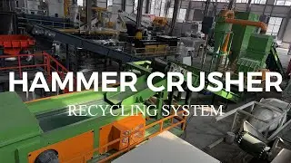 Hammer Crusher Recycling System &mdash; Efficient Motor and Metal Scrap Recovery