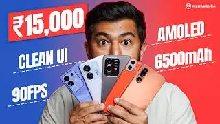 Top 5 Best Phones Under 15000 | 6500 mAh Battery | Triple Camera & 90FPS Gaming