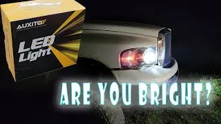 Are LED Headlights Really That Great? | Auxito 6000K 100W LED Head Light Testing and Review