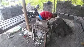mesin batako manual tanpa tumbuk lebih padat मैशिंग के बिना मैनुअल ईंट मशीन अधिक ठोस है