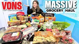 LARGE FAMILY VONS GROCERY HAUL | MASSIVE KIDS AFTER SCHOOL SNACKS HAUL + A WHOLE LOT OF GROCERIES
