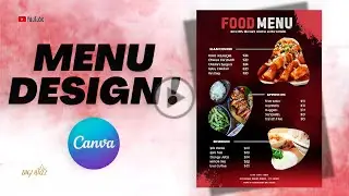 Restaurant Food Menu Design in Canva | Menu Card