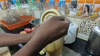 Apple juice making video in tamil | Fresh apple juice #tirupur #freshjuice
