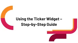 NoviSign: Using the Ticker Widget &ndash; Step-by-Step Guide