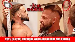 Мистер Олимпия опубликовал видеозапись измерений роста и веса участников Classic Physique, включа...