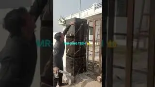Main gate pillar tiles design#MR-KINGTECH#shorts #ytstudio #tile vibration machine#mr👑 TECH