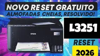 Como Fazer Reset IMPRESSORA Epson  L3251 , L3250 L3210 facil