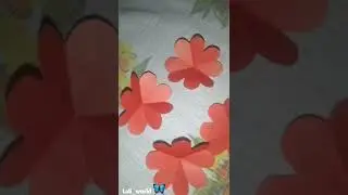 Rose flower crafting video tell us how is it??🦋