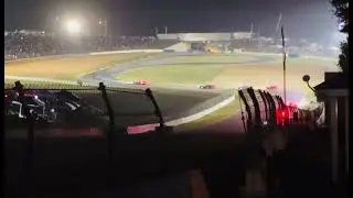2021 #imsa #acura x #cadillac #petitlemans #roadatlanta infield GTP action at night #motul