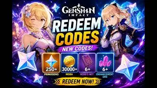 NEW Genshin Impact Redeem Codes AUGUST 2026 🎁 250+ PRIMOGEMS FREE! | Redeem Directly