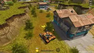 Tanki Online Scorpion Missile Launcher &laquo;Wolfpack&raquo; Augment and Viking Prime Skin gameplay