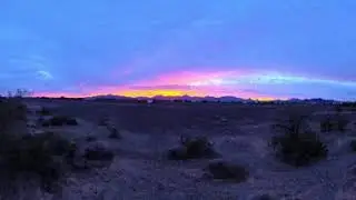 360 sunset at La Posa South LTVA. 