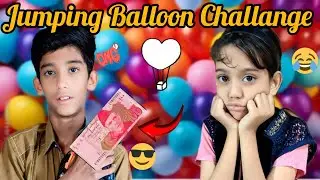 Jumping Balloon Challange 🥳 full funny video 📸 My Sweet Family ❤️😀😀