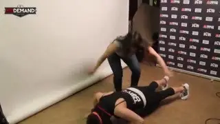 Nikki Storm and Sammii Jayne's training bust-up