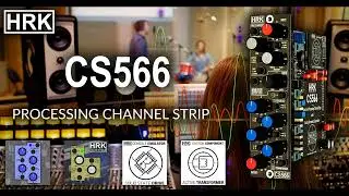 CS566 | Processing Channel Strip with VCA Compressor, Console Emulator, 4 Band EQ and the Active Tra