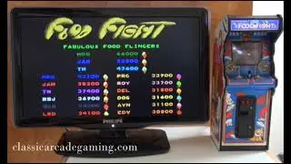 Replicade - Food Fight Review by Mark Alpiger (Classicarcadegaming.com)