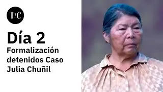 EN VIVO | Formalizan a hijos de Julia Chuñil por cargos de parricidio