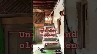 291 years old wooden mosque at last village of siachen. #shorts #famousoldvillage #mosque