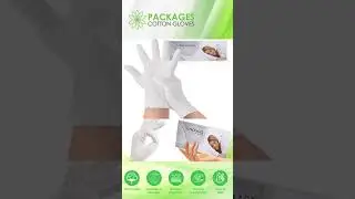 Packages White Cotton Gloves
