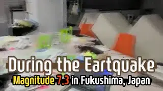 During the Earthquake magnitude 7.3 in Fukushima, Japan: March 16, 2022