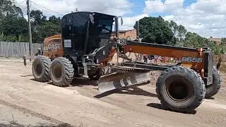 MOTONIVELADORA CASE 865B NA LIMPEZA E PATROLAMENTO PARTE (02)