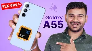 Samsung galaxy A55 5G Unboxing and Review | best samsung phone right now ₹26,999 only #tech 